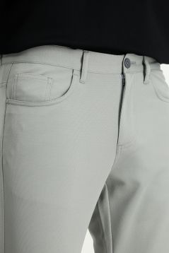 Regular Fit Plain Chino/Canvas Trousers