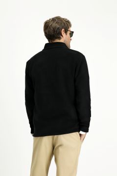 Zipper Fleece Sweatshirt