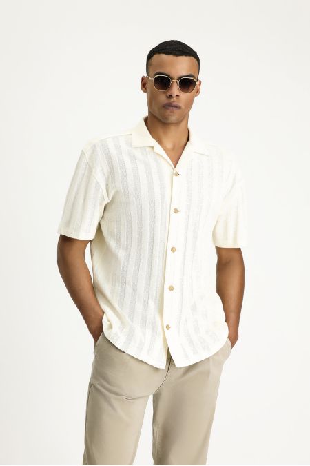 Polo collar shirt model t-shirt