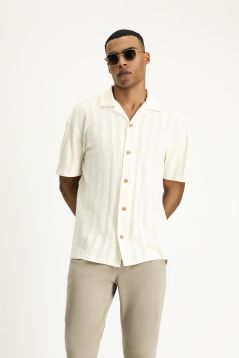 Polo collar shirt model t-shirt